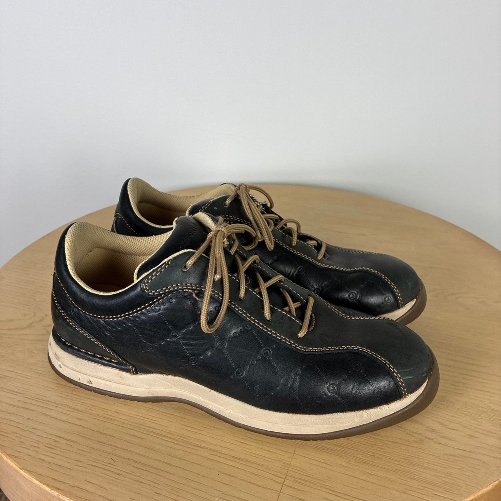Rockport Leather Walking Shoes Mens 10 Casual Sneakers Comfort Support Fall Gorp